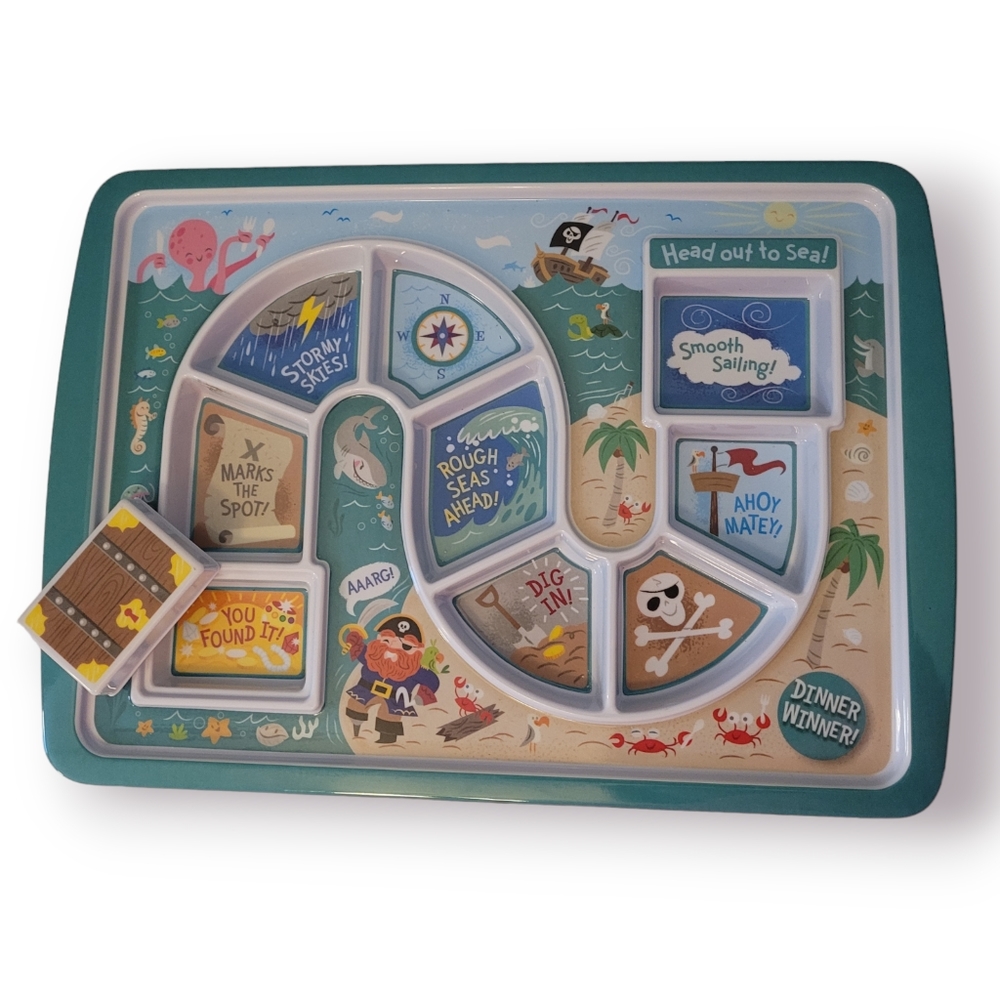 Pirate Themed Treasure Map Picky Eater Plate